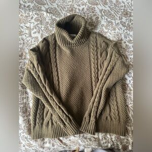 Madewell Cable knit turtleneck